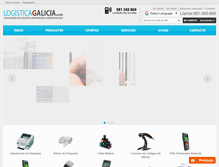 Tablet Screenshot of logisticagalicia.com